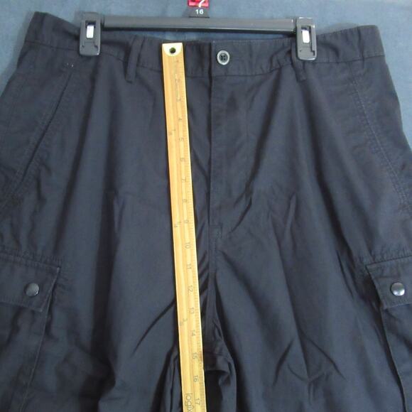 Levi Strauss Two Horse Shorts Mens Size 36 Dark Gray Cargo Rustic Hiking Outdoor - Picture 6 of 10